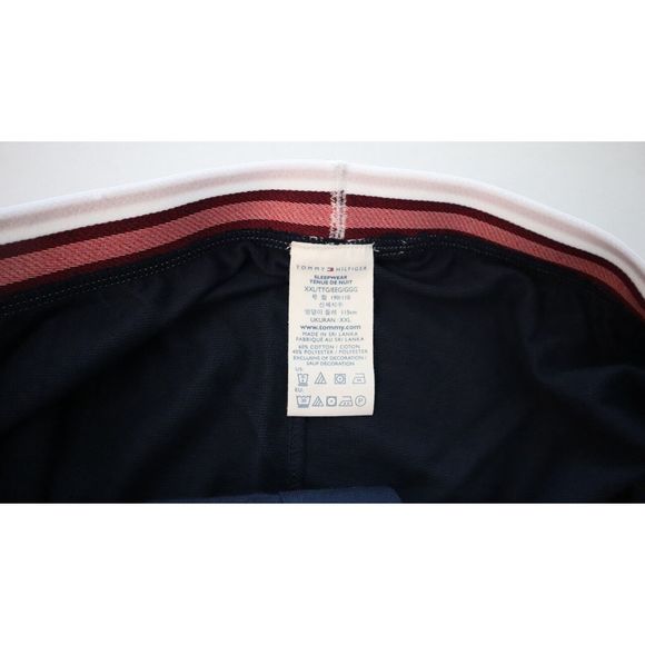 Tommy Hilfiger DR09150348 Men's Sz M Dark Navy Blue Solid Lounge Pants $60 - Picture 6 of 10